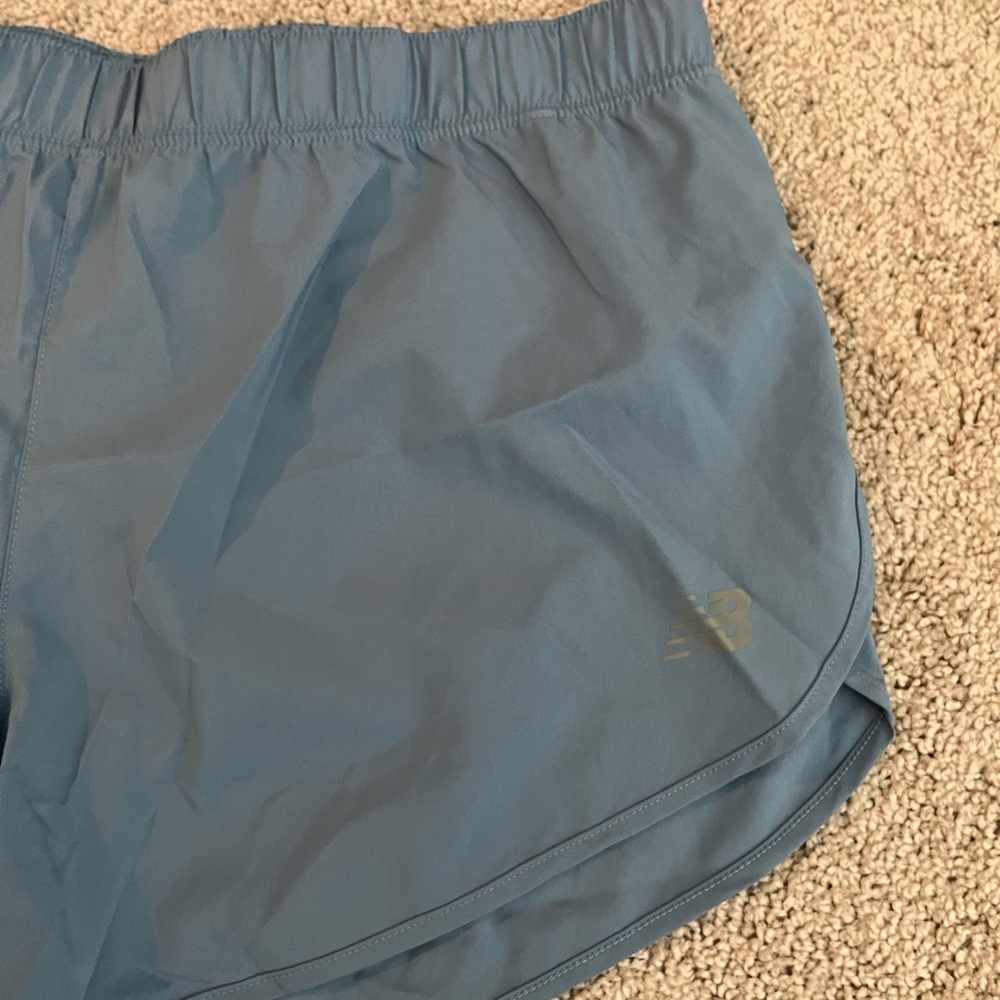 New Balance Women's Athletic Shorts in Slate Blue